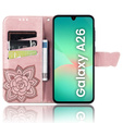 Klapkové puzdro pre Samsung Galaxy A26, Butterfly, ružové rose gold