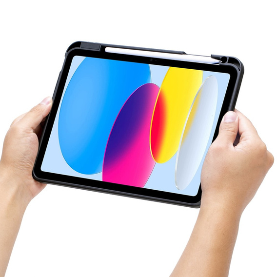 Puzdro + klávesnica iPad 10.9 2022 10 GEN, keyboard Pen Slot, čierne