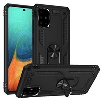 Pancierované obal na mobil pre Samsung Galaxy A51, Nox Case Ring, čierne