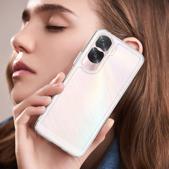 Obal na mobil pre Honor 90 Lite 5G, Fusion Hybrid, priehľadné