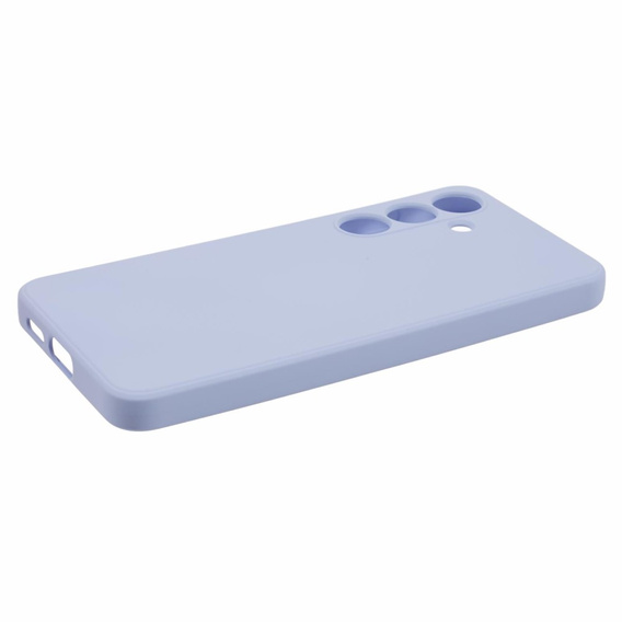 Obal na mobil pre Samsung Galaxy S24+ Plus, Silicone Lite, fialové