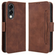 Klapkové puzdro pre Samsung Galaxy S25 Edge, Card Slot, hnedé