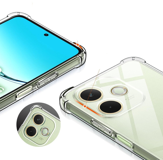 Obal na mobil pre Oppo A5 Pro 5G, Dropproof, priehľadné