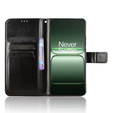Klapkové puzdro pre OnePlus Nord CE5, Crazy Horse Wallet, čierne