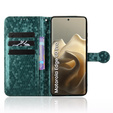 Flipové puzdro pre Motorola Edge 60 Pro, Wallet Rhombus, zelený
