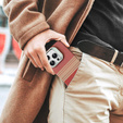 Puzdro pre iPhone 15 Pro, Frame Kickstand, pre MagSafe, Sunset Orange