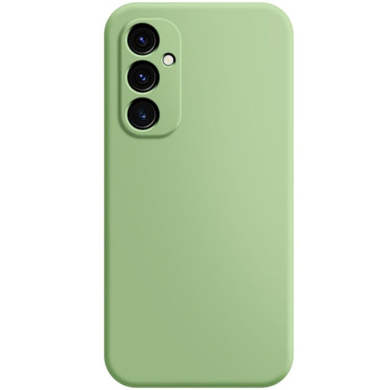 Puzdro pre Samsung Galaxy A25, Silicone Lite, zelený + sklo 9H