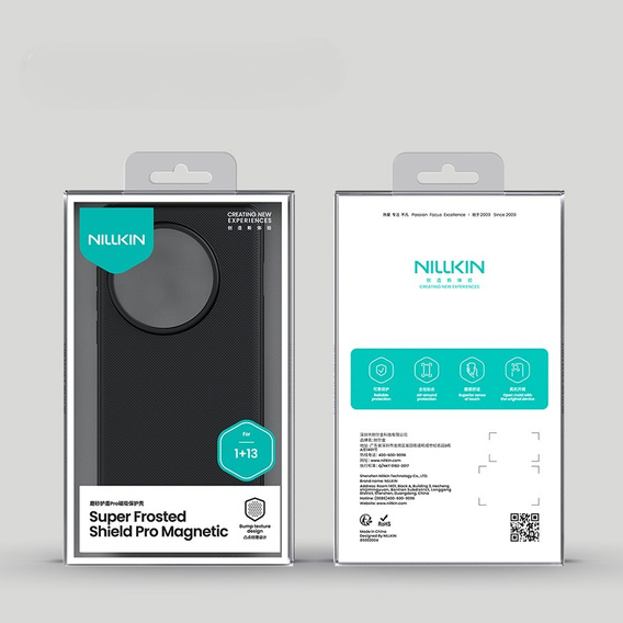 NILLKIN puzdro pre OnePlus 13, Frosted Shield, pre MagSafe, čierne