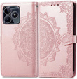 Klapkové puzdro pre Realme Note 50, Mandala, ružové