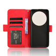 Klapkové puzdro pre Xiaomi 14 Ultra, Card Slot, červené