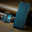 CASEME puzdro pre Samsung Galaxy M33 5G, Leather Wallet Case, modré