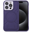 Puzdro pre iPhone 15 Pro Max, ERBORD Armor Mag, fialové