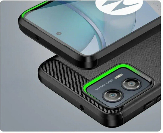Obal na mobil pre Motorola Moto E14, Carbon, čierne