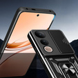 Obal na mobil pre Vivo V50 Lite 4G / 5G, CamShield Slide, čierne
