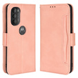 Klapkové puzdro pre Motorola Moto G71 5G, Card Slot, ružové