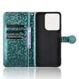 Flipové puzdro pre Motorola Moto G86 Power 5G, Wallet Rhombus, zelený