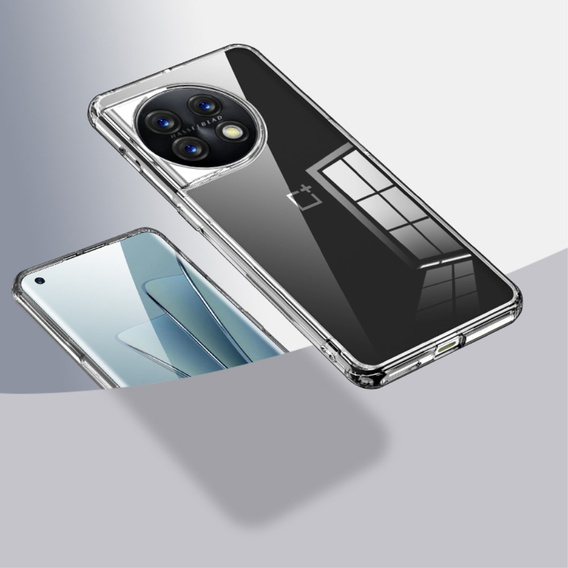 Obal na mobil pre OnePlus 11 5G, Fusion Hybrid, priehľadné