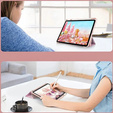 Puzdro pre iPad 10.9" 2022 (10 gen.), Smartcase Hybrid, so slotom na stylus, Marble ružové