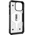 Urban Armor Gear Obal na mobil pre iPhone 15 Pro Max, Pathfinder MagSafe, transparentné / čierne