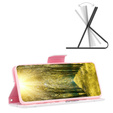 Klapkové puzdro pre Xiaomi Redmi Note 13 5G, Wallet, Butterflies & Flowers biele