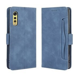 Klapkové puzdro pre LG Velvet, Card Slot, modré