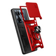 Obal na mobil pre Infinix Note 40 Pro Plus, CamShield Slide, červené