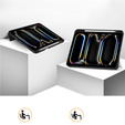 Puzdro pre iPad Pro 11 2024, Smartcase, sleeping cat