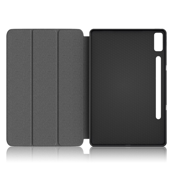 Puzdro pre Lenovo Tab P12, Smartcase s priestorom pre stylus, čierne