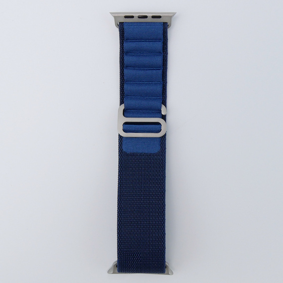 Nylonový remienok pre Apple Watch 1/2/3/4/5/6/7/8/SE/ULTRA 42/44/45/49 mm, námornícky modrý