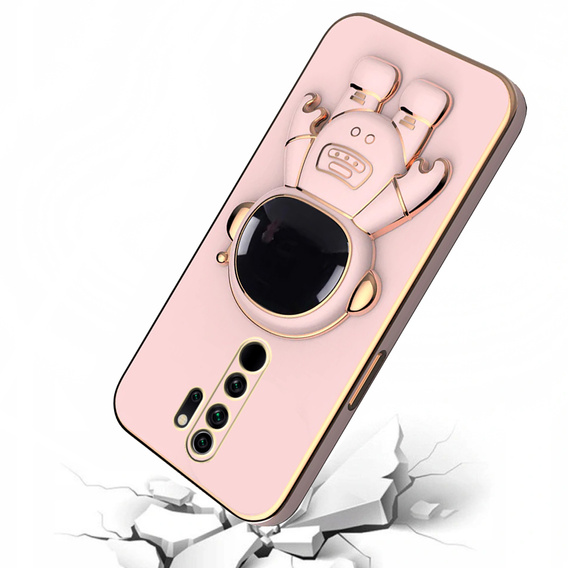 Obal na mobil pre Xiaomi Redmi Note 8 Pro, Astronaut, ružové rose gold