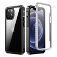 Puzdro pre iPhone 13, Shockproof, s fóliou, modré