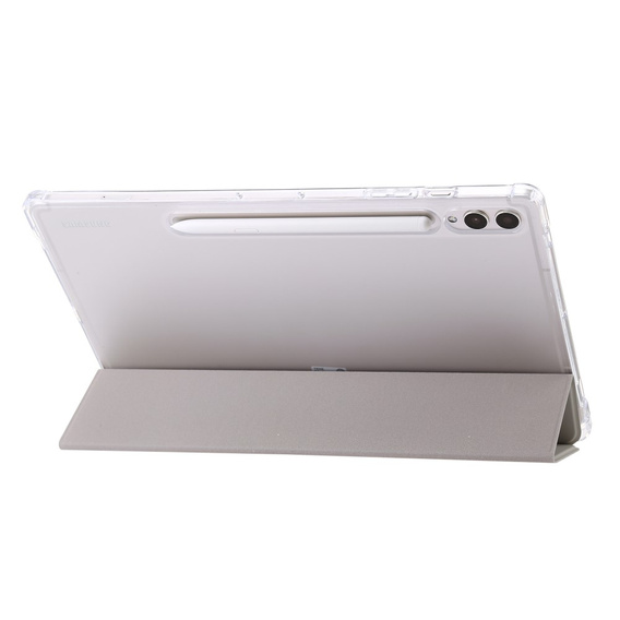 Puzdro pre Samsung Galaxy Tab S9 Ultra, Smartcase Hybrid, so slotom na stylus, sivé