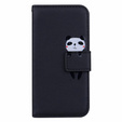 Klapkové puzdro pre Xiaomi Redmi Note 8 Pro, Wallet Panda, čierne