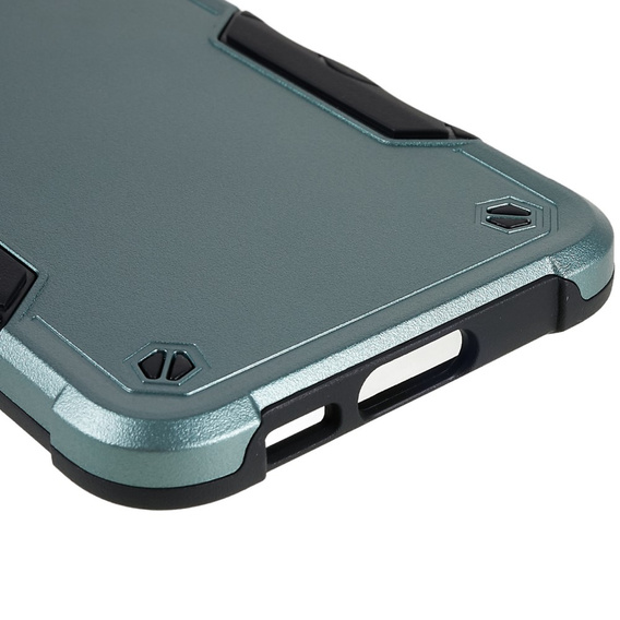 Obrnené puzdro pre Samsung Galaxy S23 Plus, Dual-Layer, zelený