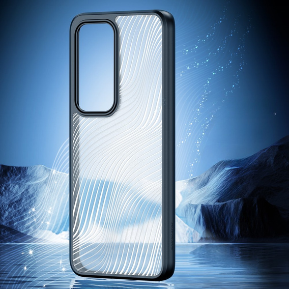 Puzdro DuxDucis pre Oppo Reno 12, Aimo case, transparentné / čierne