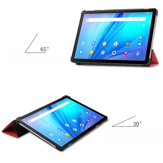 Puzdro pre TCL Tab 10s 9081X / TCL Tab 10s 9080G 2021, Smartcase, červené