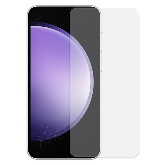 2x Tvrdené sklo pre Samsung Galaxy S23 FE, ERBORD Easy App 9H Screen Protector