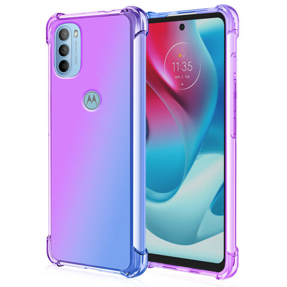 Puzdro pre Motorola Moto G31 / G41, Gradient Dropproof, modré