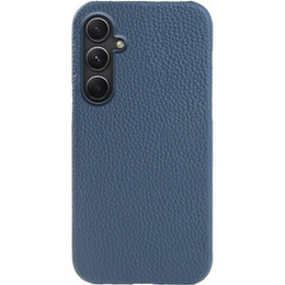 Kožené puzdro pre Samsung Galaxy A54, Genuine Leather, modré