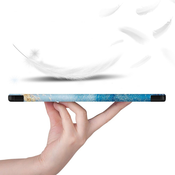Puzdro pre Samsung Galaxy Tab A9+, Smartcase, wave