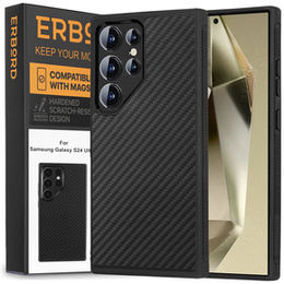 Puzdro pre Samsung Galaxy S24 Ultra, ERBORD KevlarGuard, čierne