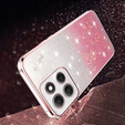 Puzdro pre Motorola Moto G86 5G, Glitter Flower, ružové rose gold