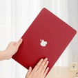 Puzdro pre MacBook Air 13 A2337 M1 A2179 A1932, HardShell, červené