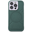 Puzdro pre iPhone 15 Pro Max, ERBORD Armor Mag, zelený