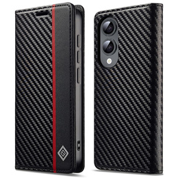 Flipové puzdro pre Samsung Galaxy S25 Edge, Carbon LC.IMEEKE, čierne