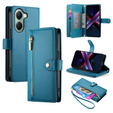 Klapkové puzdro pre Xiaomi Poco X7 Pro 5G, Wallet Zipper Pocket, modré