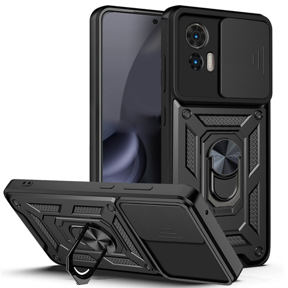 Obal na mobil pre Motorola Edge 30 Neo 5G, CamShield Slide, čierne