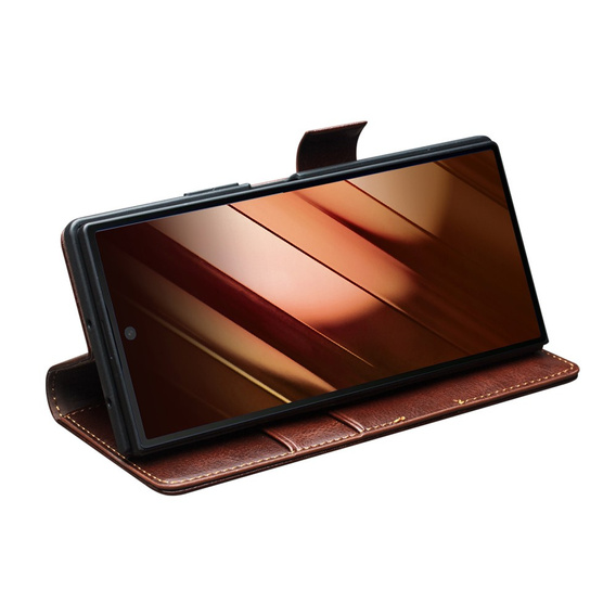Kožené peňaženkové puzdro s funkciou stojana pre Samsung Galaxy Z Fold7