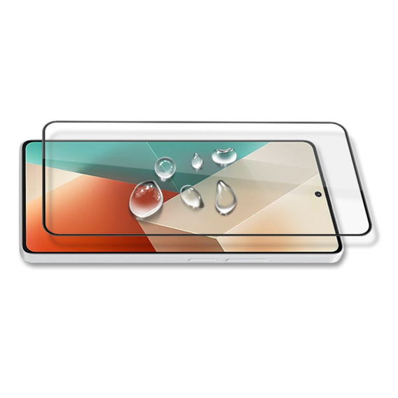 Tvrdené sklo Mocolo Full Glue pre Xiaomi Redmi Note 13 5G, čierny rám