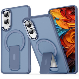 Puzdro pre Samsung Galaxy S25 Edge, Kickstand Matt Case, pre MagSafe, modré